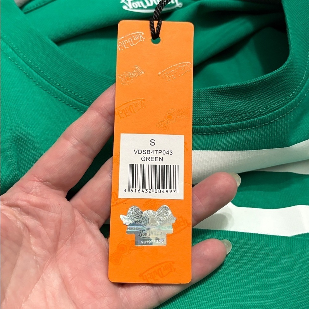 Von Dutch Green Logo Tee S - Picture 9 of 9